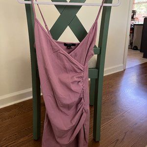 Flattering purple bodycon dress